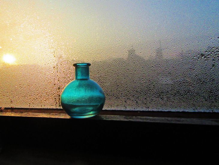 glass, condensation